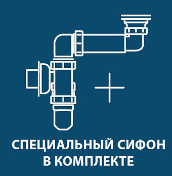Мебель для ванной AQWELLA Mobi MOB0108W + MOB0708DB + SL-1011 белый/дуб балтийский