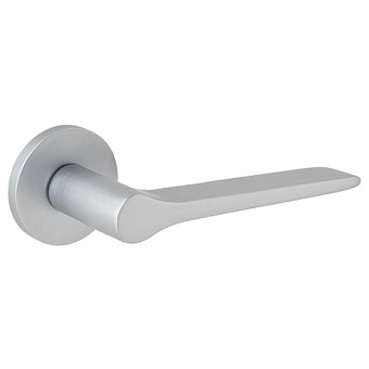 Дверная ручка нажимная Code Deco Slim H-40137-A-CRS сатинированный хром
