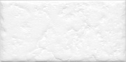 Настенная плитка KERAMA MARAZZI Граффити 19060 белый 20х9,9см 0,91кв.м. матовая