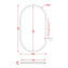 Зеркало ArtCeram Mirrors Arco ACS012 90х50см с подсветкой
