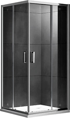Угловое ограждение Gemy Victoria S30152 190х80см стекло прозрачное
