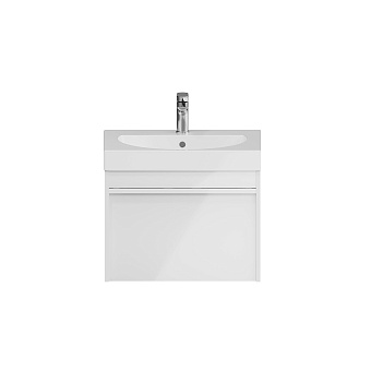 Тумба под раковину подвесная KERAMA MARAZZI Modula MO.60.1+1.WHT 47х59,3х42см