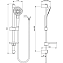 Душевой комплект IDEAL STANDARD CERAPLAN III BD005AA chrome