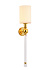 Бра CRYSTAL LUX MIRABELLA MIRABELLA AP1 GOLD/WHITE 60Вт E14