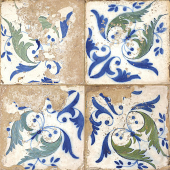 Напольная плитка PERONDA CERAMICAS FS Heritage 30895 Leaves 45х45см 1кв.м. матовая