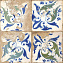 Напольная плитка PERONDA CERAMICAS FS Heritage 30895 Leaves 45х45см 1кв.м. матовая