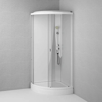 Душевая кабина AM-PM X-Joy W88C-301-090WT64 90х90х205см стекло прозрачное