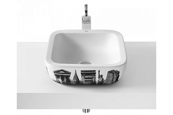 Раковина накладная ROCA URBAN 3265U00U 40х40см