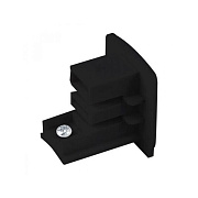 Заглушка шинопровода Elektrostandard 85106/00 чёрный для трёхфазного трека