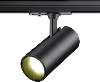 Трековый светильник Novotech SELENE 359157 24Вт LED чёрный для однофазного трека
