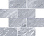 Керамическая мозаика VITRA Marmori K9466508LPR1VTE0 дымчатый серый 7х14см 1кв.м.
