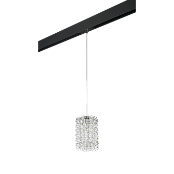 Трековый светильник Lightstar Cristallo PRO795314 40Вт G9 прозрачный для однофазного трека