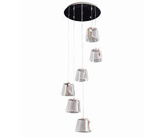 Люстра каскадная KINK Light Люцерна 08044-6A,33 42Вт 6 лампочек LED