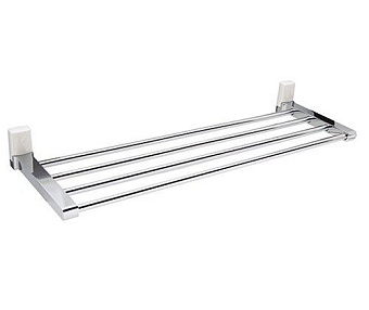 Полотенцедержатель WASSERKRAFT Leine K-5000 WHITE K-5011WHITE бежевый/хром 63,5см