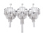Светильник подвесной Loft It Stream 10208/1400R Smoke 480Вт E14