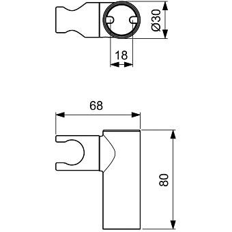 Держатель для душа IDEAL STANDARD B9847AA chrome