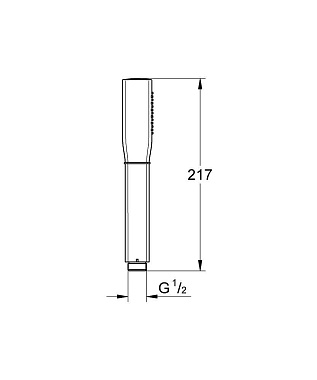 Ручной душ GROHE Grandera 26037IG0 золото/хром