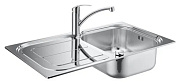 Мойка кухонная GROHE K300 31563SD0 86х50см хром