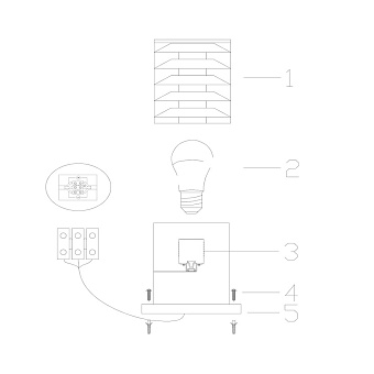 Светильник ландшафтный Maytoni Bronx O576FL-01GR 60Вт IP54 E27 серый