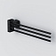 Полотенцедержатель AM-PM Gem A9032722 чёрный 34,3см