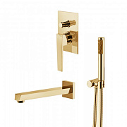 Смеситель для ванны Bongio Stelth 01530OR0D золотой