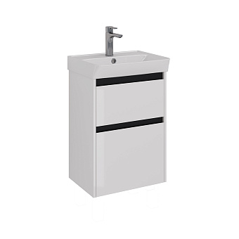 Тумба под раковину напольная LEMARK Combi LM03C50T-black 35х47,6х65см