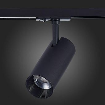 Трековый светильник ST Luce MONO ST350.446.15.24 15Вт LED матовый чёрный для однофазного трека