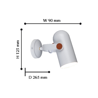Спот Favourite Ampolla 2008-1W 40Вт 1 лампа E14