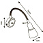 Спот Arte Lamp LETTURA A7009AP-1BC 40Вт 1 лампа E14