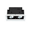 Светильник точечный встраиваемый Lucia Tucci OPZIONE 536.2-5W*2-WT/BK 10Вт LED