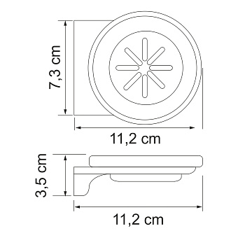 Мыльница WASSERKRAFT Kammel K-8300WHITE K-8329WHITE белый