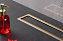 Щелевой душевой трап Pestan Premium Line Gold 13100054,00 79,6х13,6см горизонтальный сток
