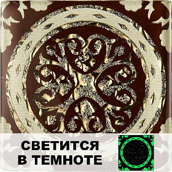Вставка Роскошная мозаика ВВ-LG 29 бежевый/золотой/коричневый 8х8см 0,288кв.м.