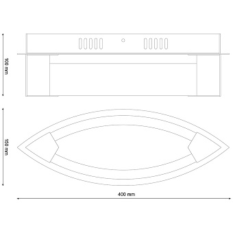 Бра Lucia Tucci MODENA W172.1 Large 11Вт LED