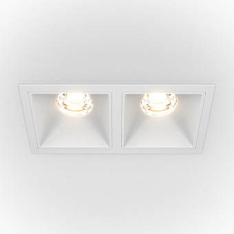 Светильник точечный встраиваемый Maytoni Alfa LED DL043-02-10W3K-D-SQ-W 20Вт LED