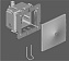 Панель смыва IDEAL STANDARD PROXIMITY A3795NU Neutral
