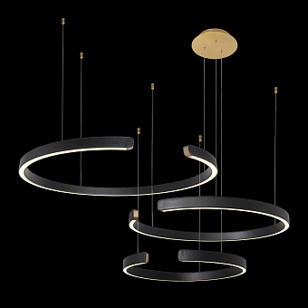 Светильник подвесной Loft It Ring 10025/3 Black 108Вт LED