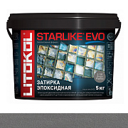 Эпоксидная затирка LITOKOL STARLIKE EVO свинцово-серый 5кг
