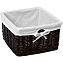 Корзина для белья WASSERKRAFT Alme WB-150-L коричневый 24,5л