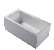 Ванна акриловая Abber AB9406-1.6 160х80см отдельностоящая