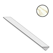 Бордюр Atlas Concord Италия Marvel Shine A41K Calacatta Imperiale Corner Shiny 1,4х40см 0,034кв.м.