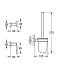 Набор аксессуаров для ванной GROHE Essentials Cube 40757001 хром 3 предметов