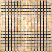 Мозаика Mir Mosaic Adriatica 7M063-15P жёлтый мрамор 30,5х30,5см 0,93кв.м.