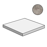Плитка для ступеней Atlas Concord Италия Marvel Pro ADXS Grey Fleury Scalino Angolare 33х33см 0,109кв.м. матовая