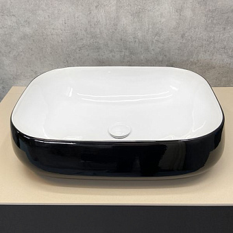 Раковина накладная Comforty 78102BW 54х42см