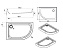 Душевой поддон AM-PM Like W83T-302L120W 80х80см