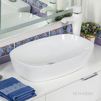 Раковина накладная MELANA A500A-805 60х38см