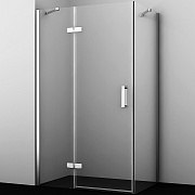 Угловое ограждение WASSERKRAFT Aller 10H10LWHITE 200х120см стекло прозрачное