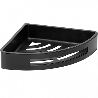 Полка в ванную угловая BEMETA CYTRO 153102390 1-ярусная 22х29см чёрная