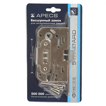 Замок врезной APECS 5300-P-NIS матовый никель
